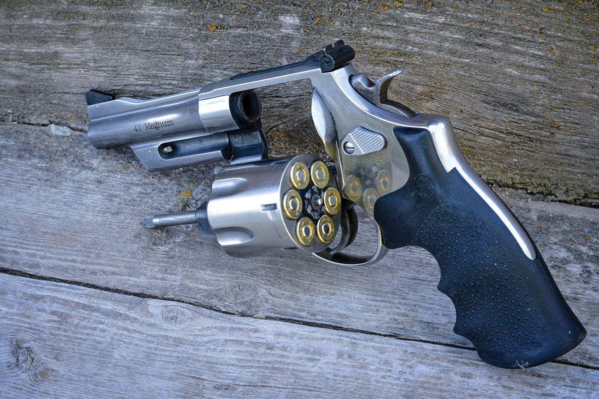 This Smith & Wesson 657 Mountain Gun chambered in 41 Magnum has accounted for mule deer, whitetail deer, javelina, turkeys and exotic game for Brian.
